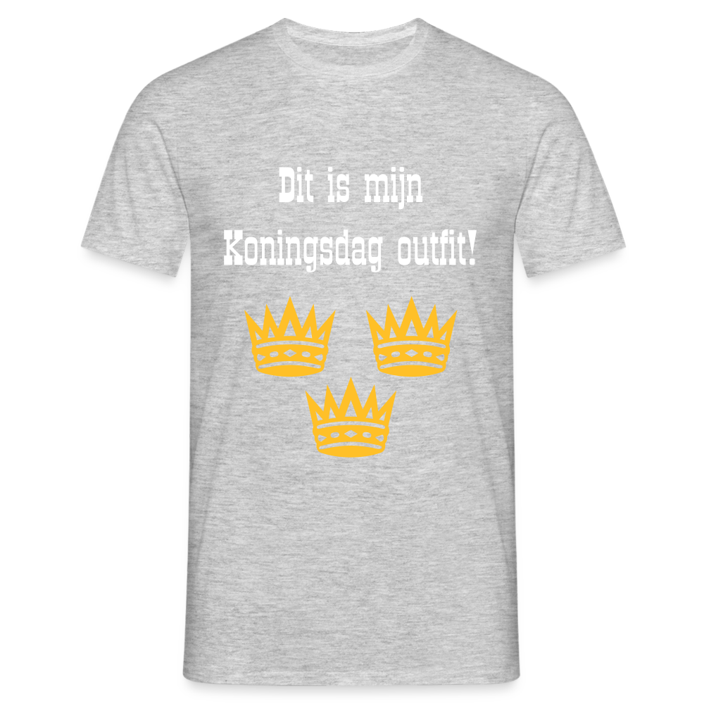 Dit Is Mijn Koningsdag Outfit! T-Shirt - heather grey