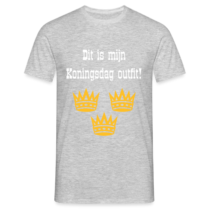 Dit Is Mijn Koningsdag Outfit! T-Shirt - heather grey