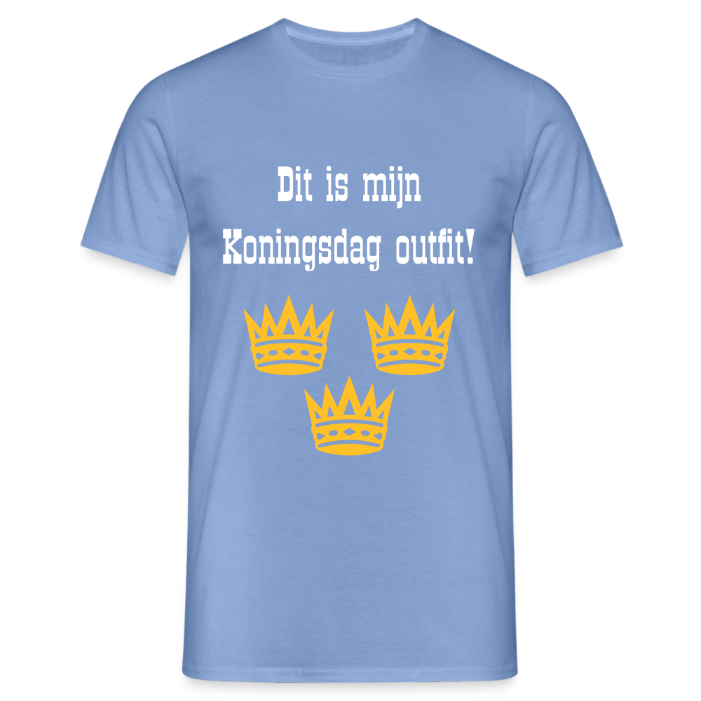 Dit Is Mijn Koningsdag Outfit! T-Shirt - carolina blue