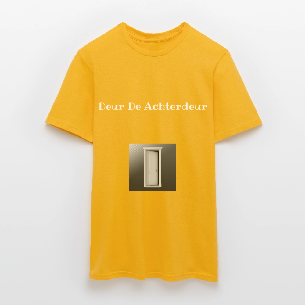 Deur De Achterdeur Carnaval T-Shirt - yellow