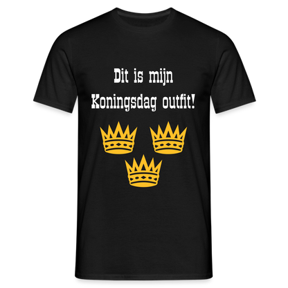 Dit Is Mijn Koningsdag Outfit! T-Shirt - black