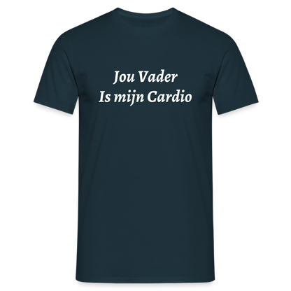 Jou Vader Is Mijn Cardio Shirt - navy