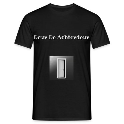 Deur De Achterdeur Carnaval T-Shirt - black