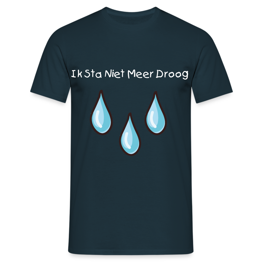 Ik Sta Niet Meer Droog Carnaval T-Shirt - navy