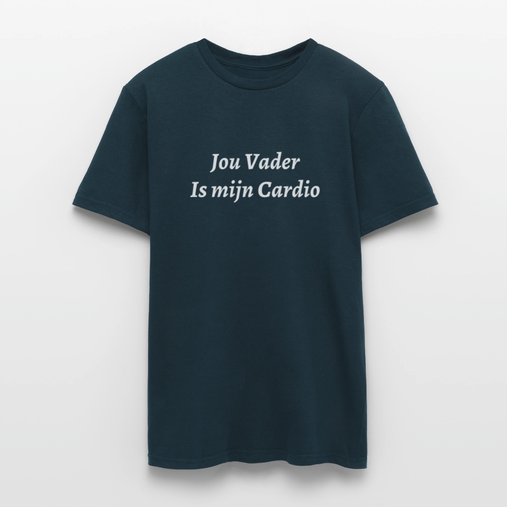 Jou Vader Is Mijn Cardio Shirt - navy