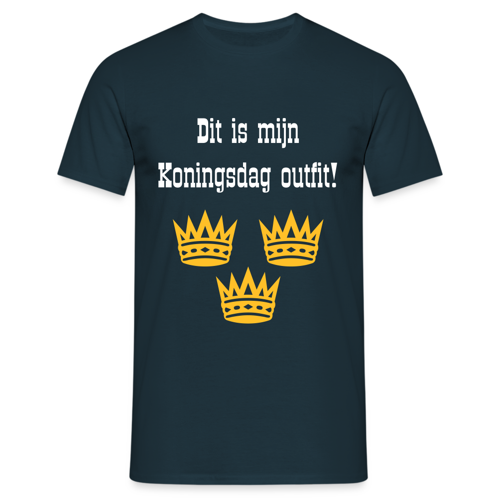 Dit Is Mijn Koningsdag Outfit! T-Shirt - navy