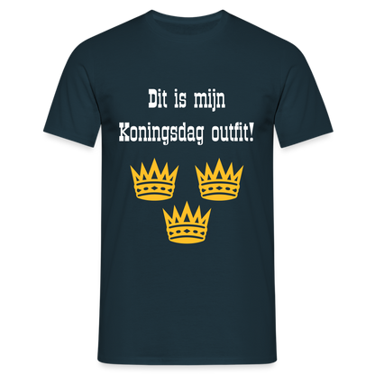 Dit Is Mijn Koningsdag Outfit! T-Shirt - navy