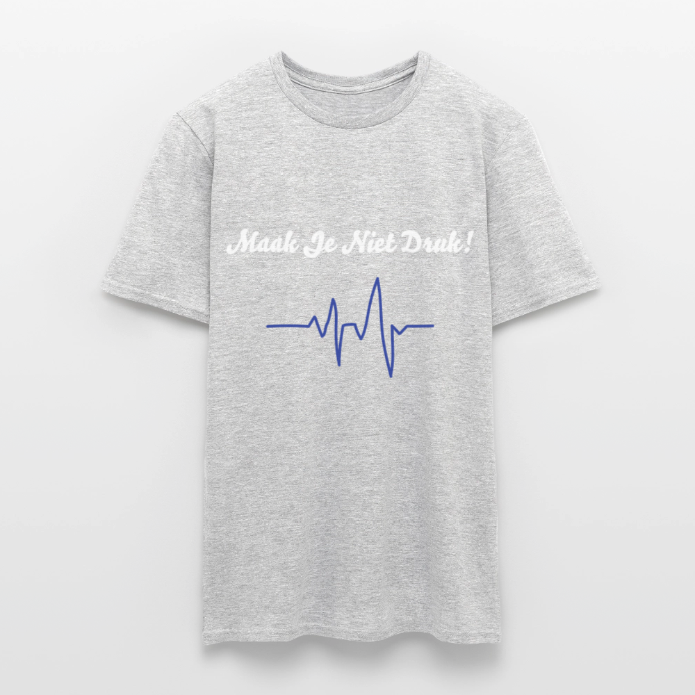 Maak Je Niet Druk! Carnaval T-Shirt - heather grey