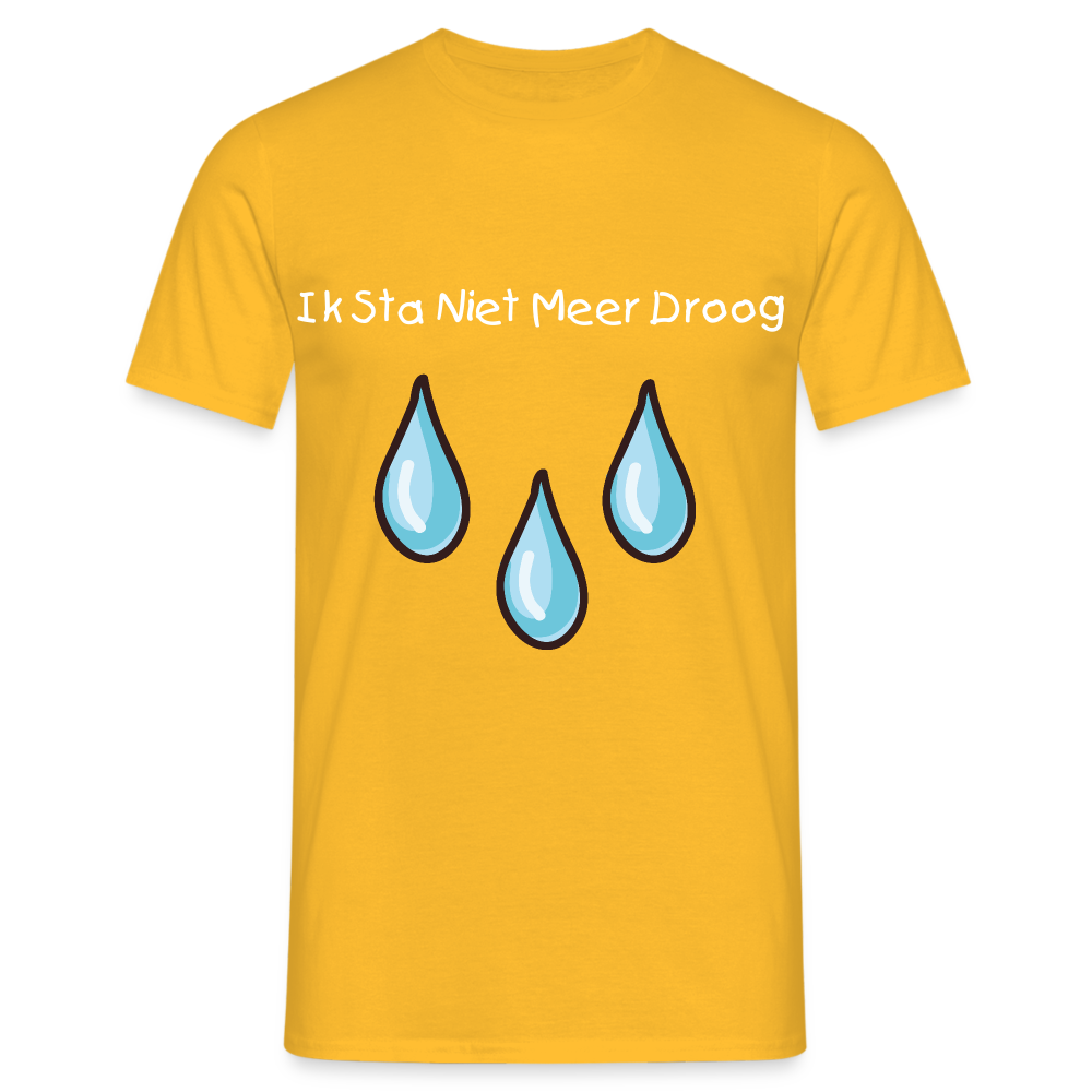 Ik Sta Niet Meer Droog Carnaval T-Shirt - yellow