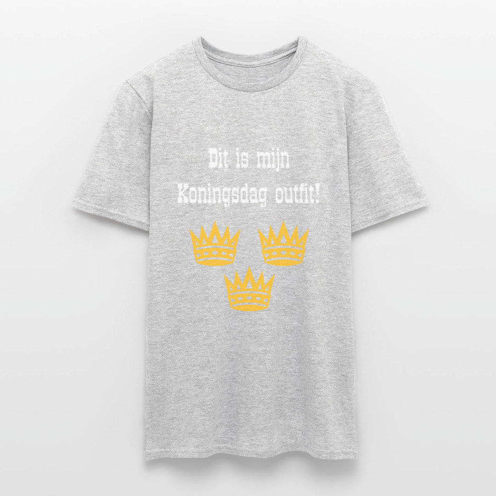 Dit Is Mijn Koningsdag Outfit! T-Shirt - heather grey