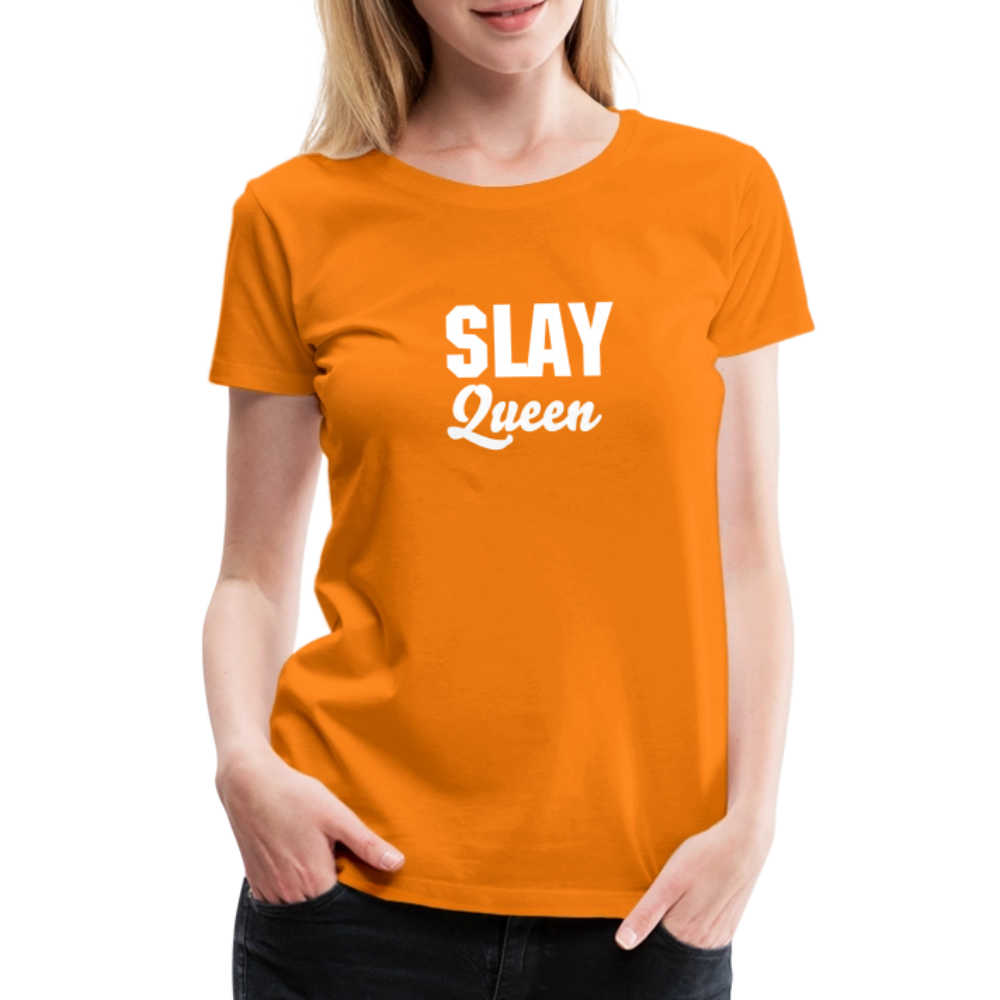 Slay Queen Shirt - orange