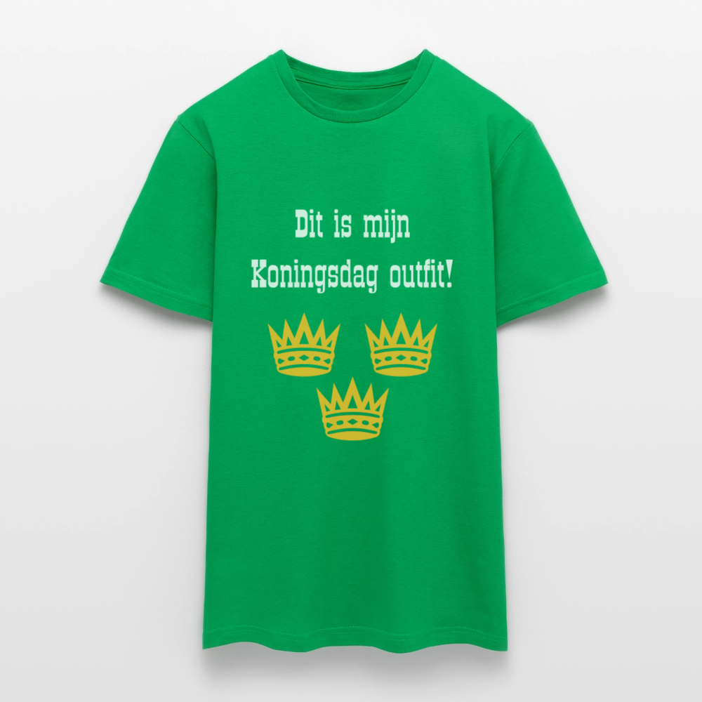 Dit Is Mijn Koningsdag Outfit! T-Shirt - kelly green