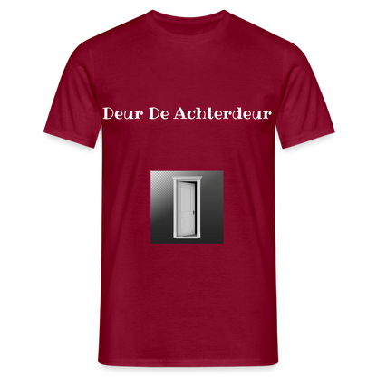 Deur De Achterdeur Carnaval T-Shirt - brick red