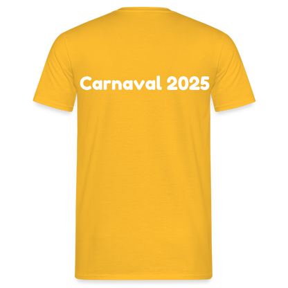 Deur De Achterdeur Carnaval T-Shirt - yellow