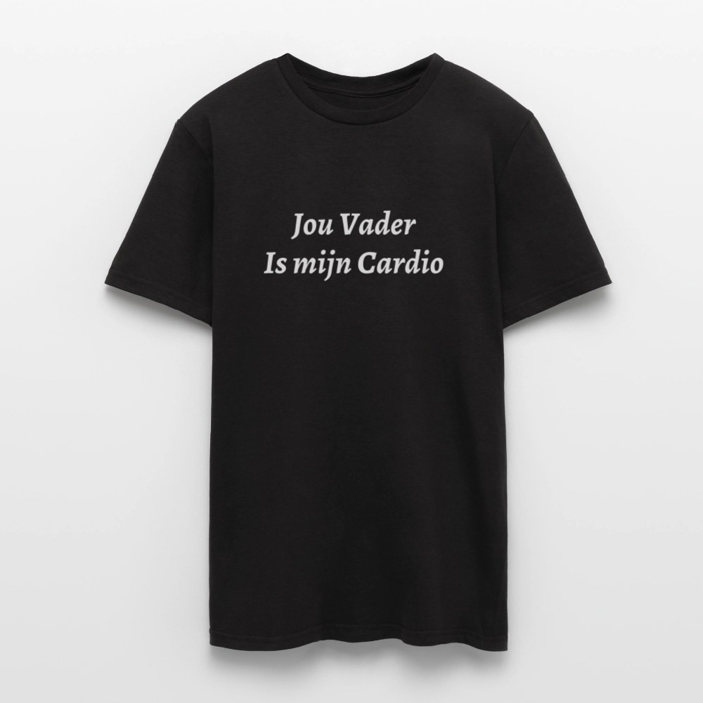 Jou Vader Is Mijn Cardio Shirt - black