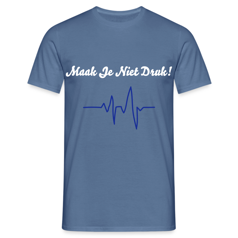 Maak Je Niet Druk! Carnaval T-Shirt - dove blue 