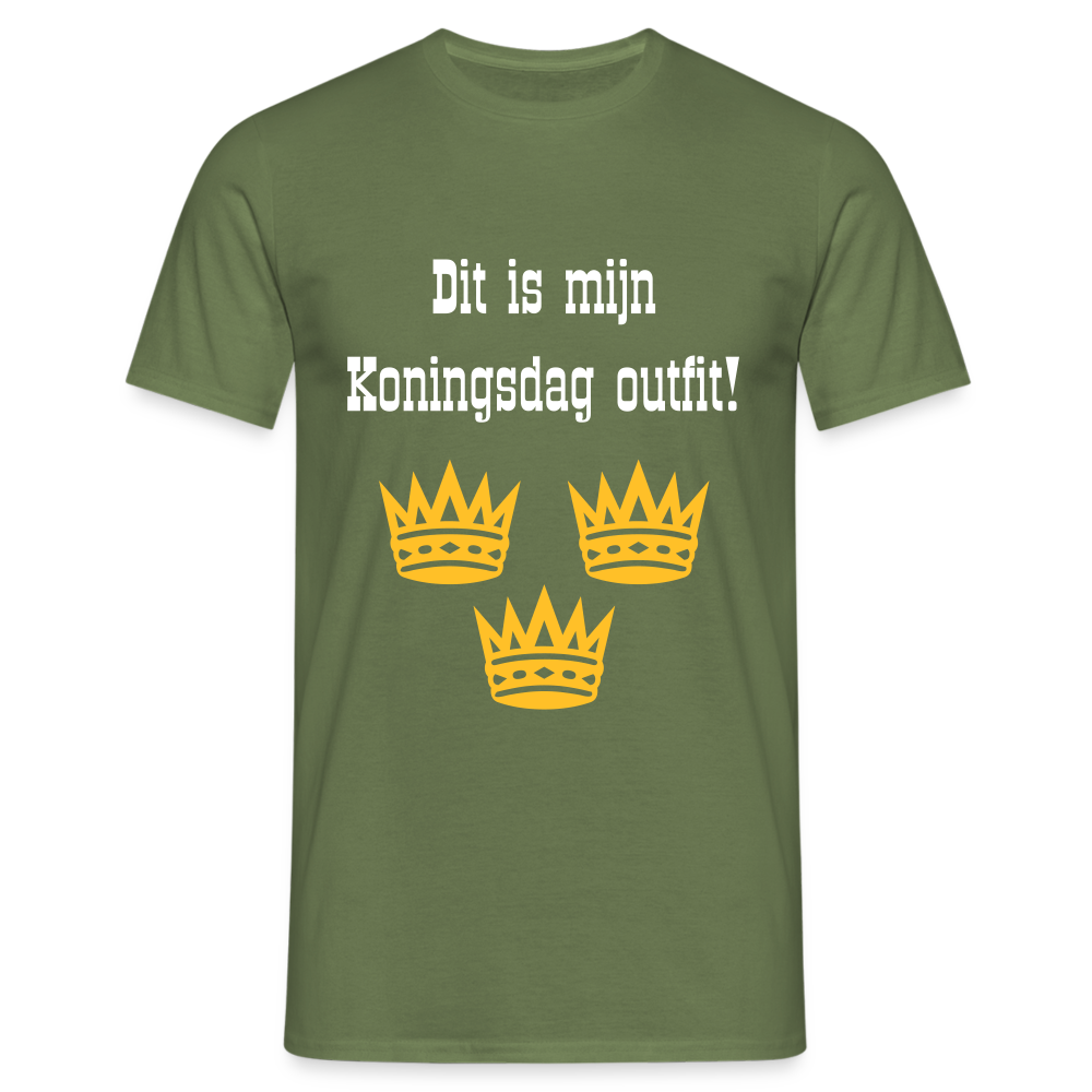 Dit Is Mijn Koningsdag Outfit! T-Shirt - military green