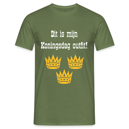 Dit Is Mijn Koningsdag Outfit! T-Shirt - military green