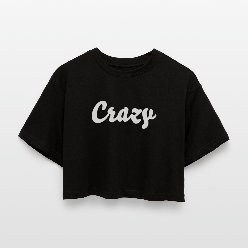 Crazy Croptop - black