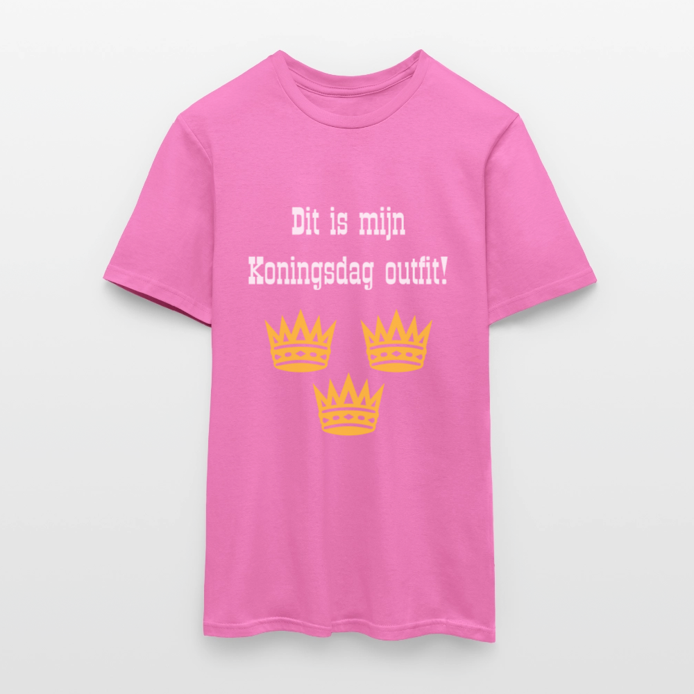 Dit Is Mijn Koningsdag Outfit! T-Shirt - pink