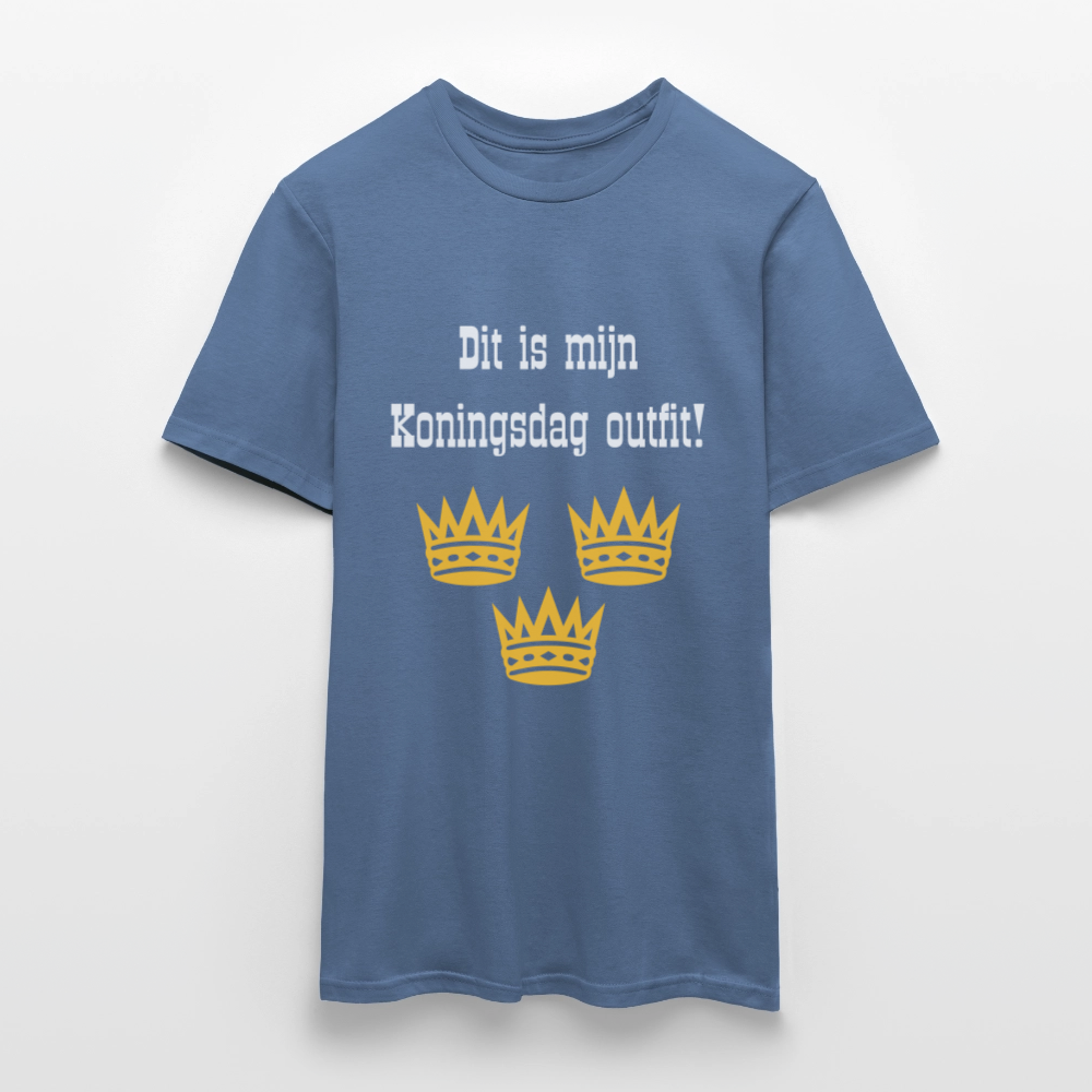 Dit Is Mijn Koningsdag Outfit! T-Shirt - dove blue 