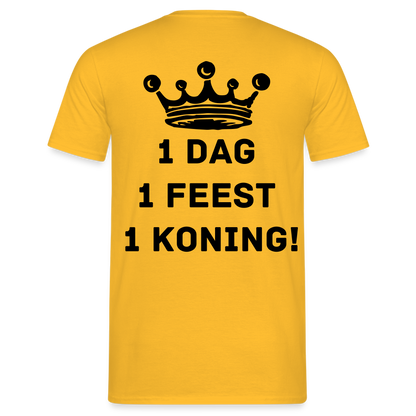 Koningsdag T-Shirt - yellow