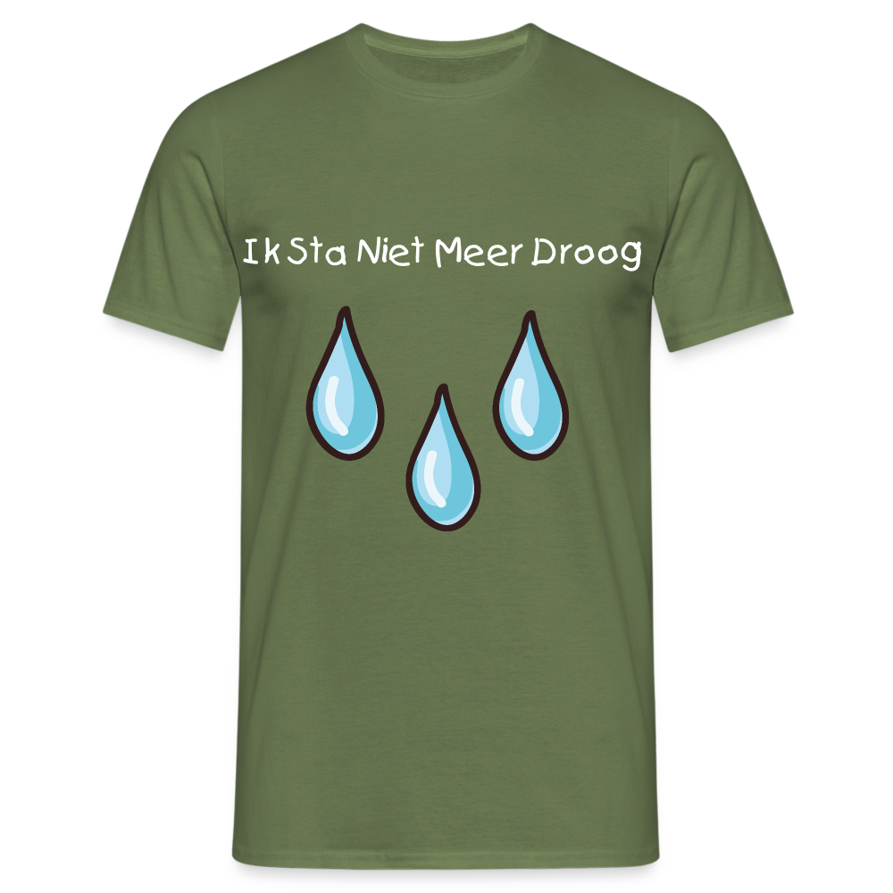 Ik Sta Niet Meer Droog Carnaval T-Shirt - military green