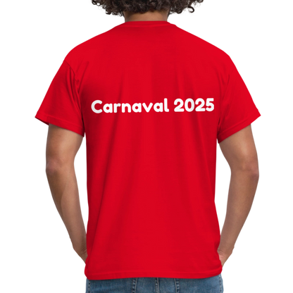 Deur De Achterdeur Carnaval T-Shirt - red