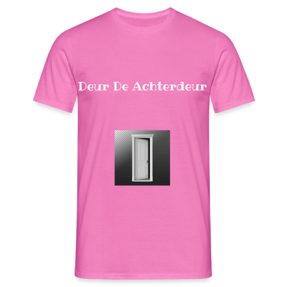 Deur De Achterdeur Carnaval T-Shirt - pink