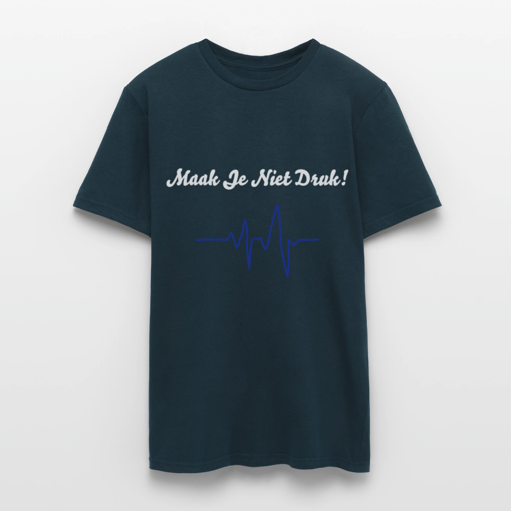 Maak Je Niet Druk! Carnaval T-Shirt - navy