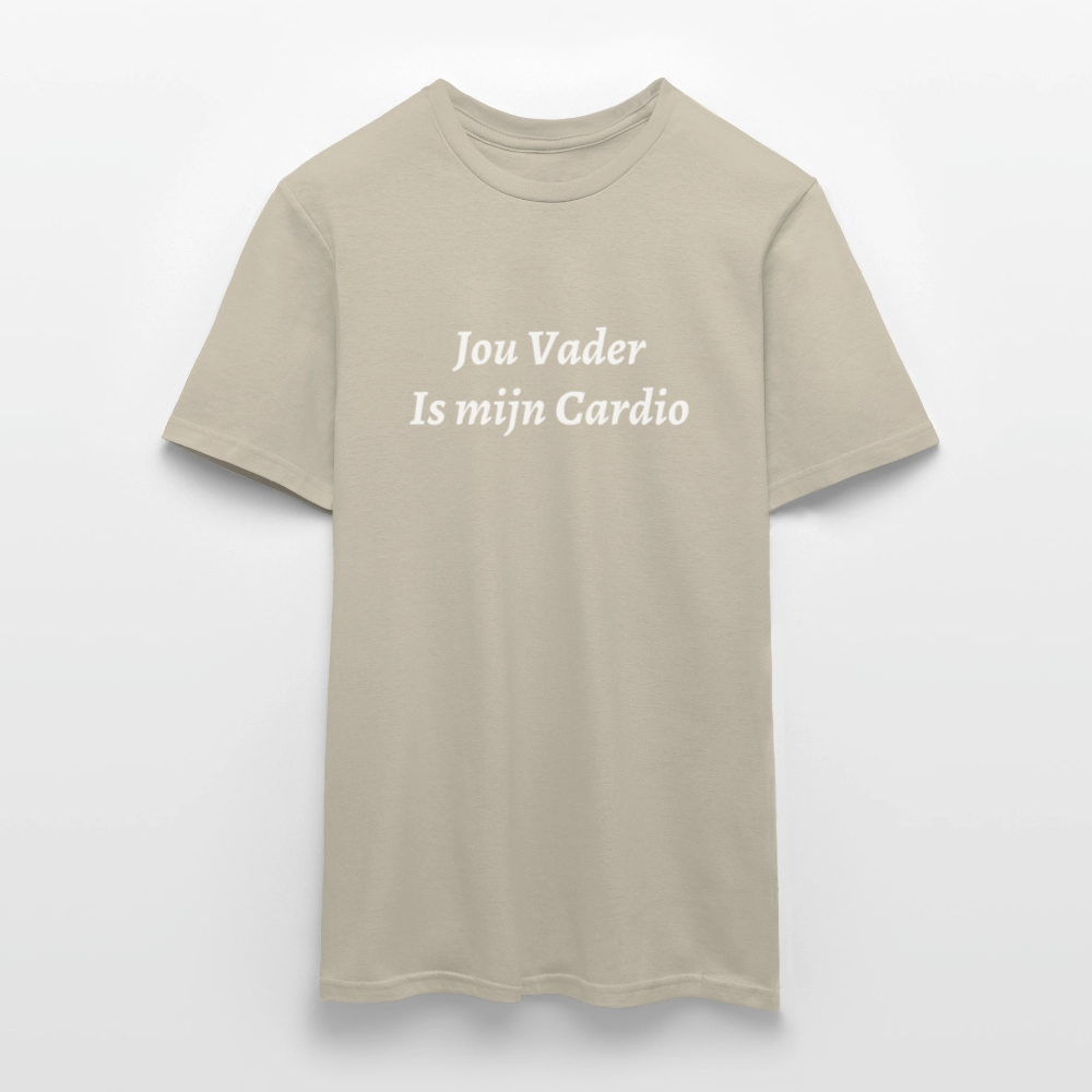 Jou Vader Is Mijn Cardio Shirt - sand beige