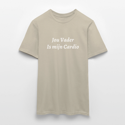 Jou Vader Is Mijn Cardio Shirt - sand beige