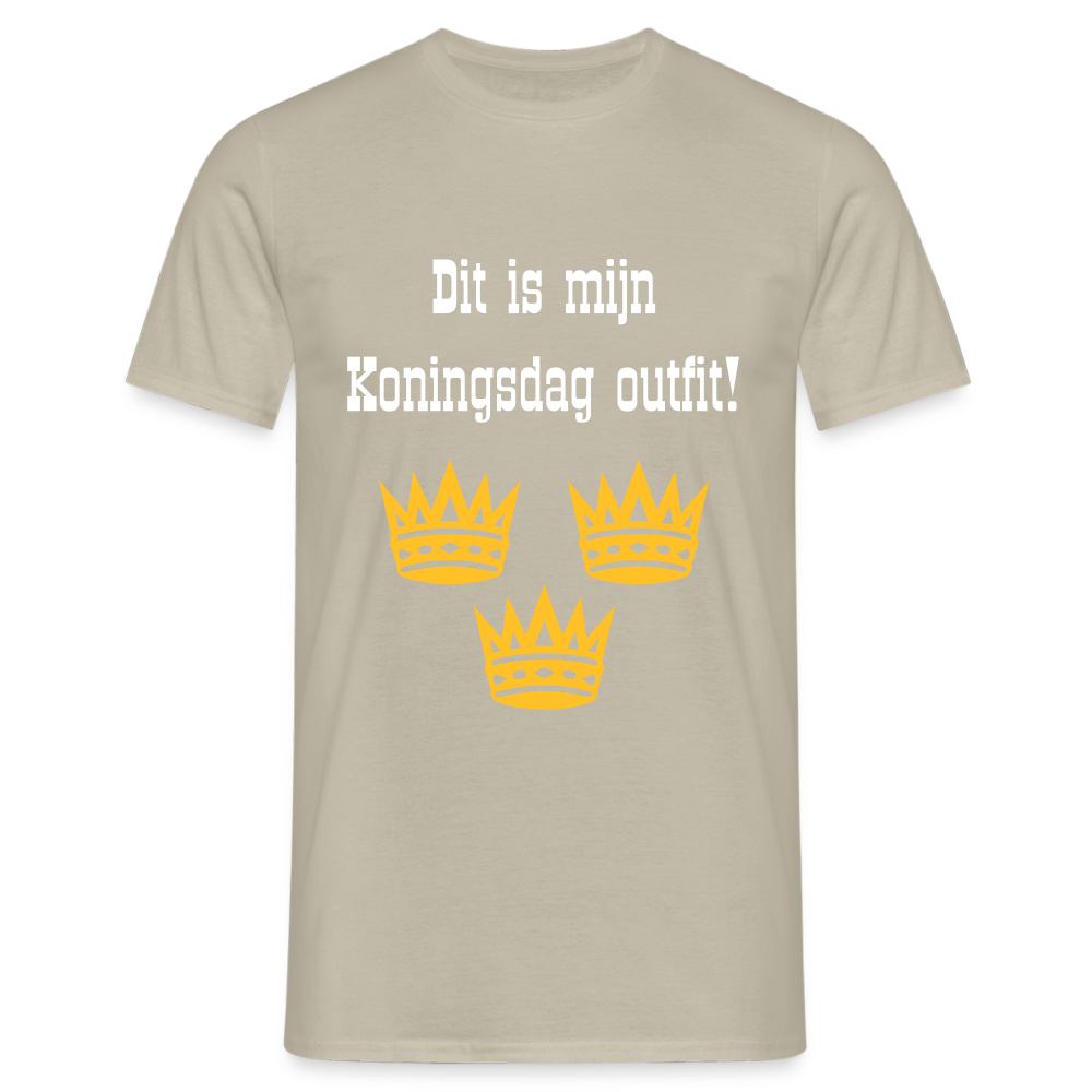 Dit Is Mijn Koningsdag Outfit! T-Shirt - sand beige