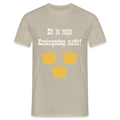 Dit Is Mijn Koningsdag Outfit! T-Shirt - sand beige