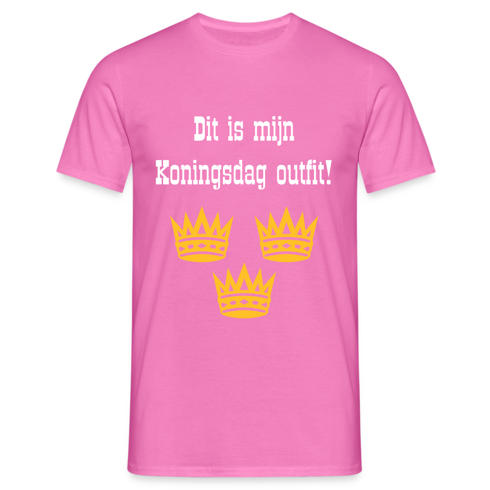 Dit Is Mijn Koningsdag Outfit! T-Shirt - pink