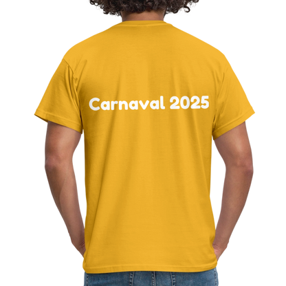 Deur De Achterdeur Carnaval T-Shirt - yellow