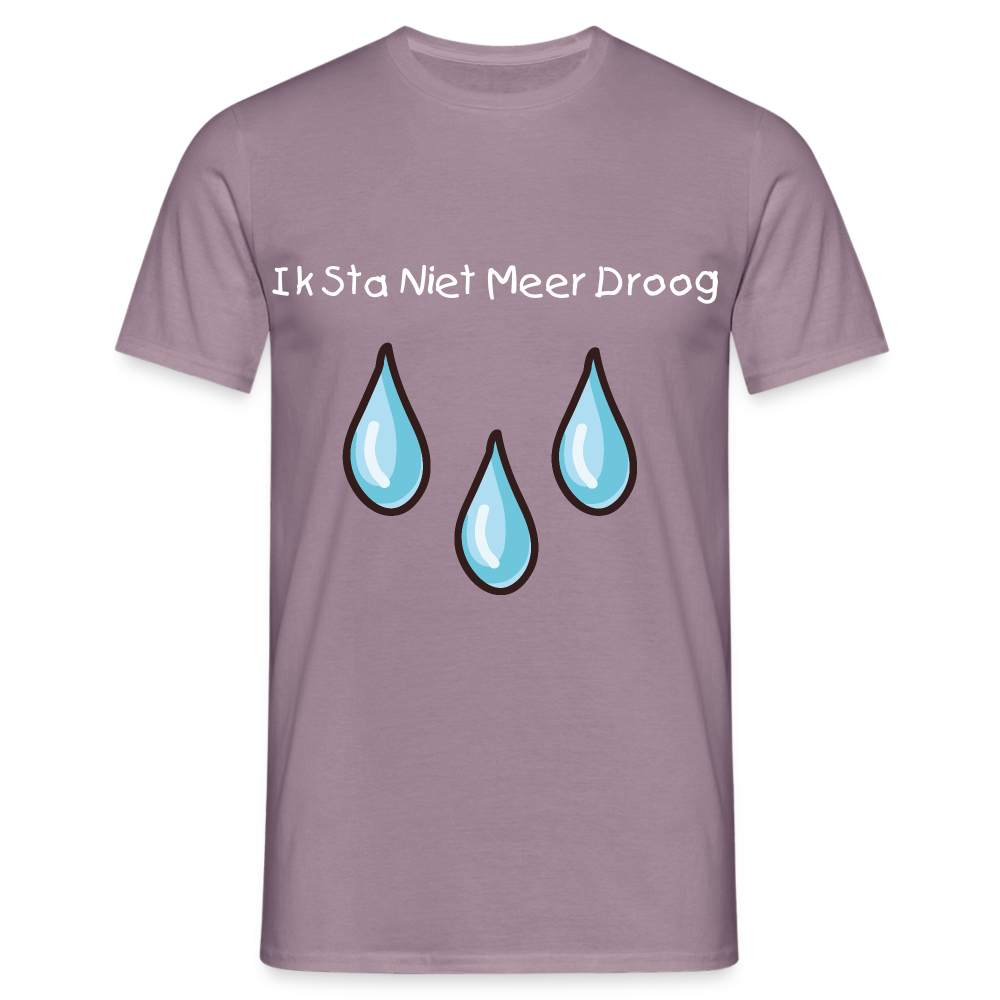 Ik Sta Niet Meer Droog Carnaval T-Shirt - purple-grey 