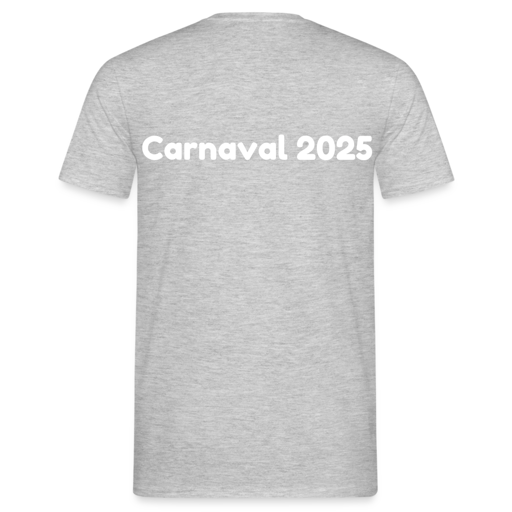 Deur De Achterdeur Carnaval T-Shirt - heather grey