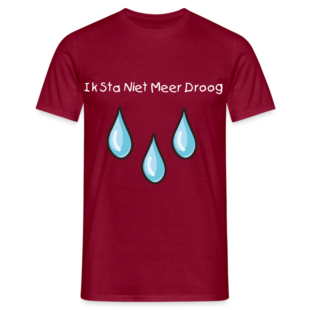 Ik Sta Niet Meer Droog Carnaval T-Shirt - brick red