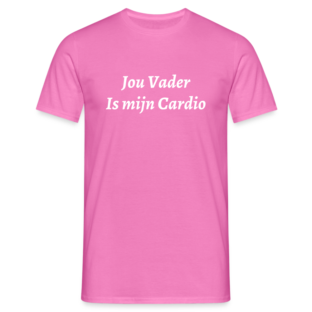 Jou Vader Is Mijn Cardio Shirt - pink