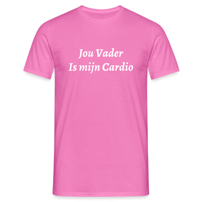 Jou Vader Is Mijn Cardio Shirt - pink