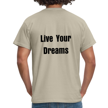 Live Your Dreams T- Shirt - sand beige