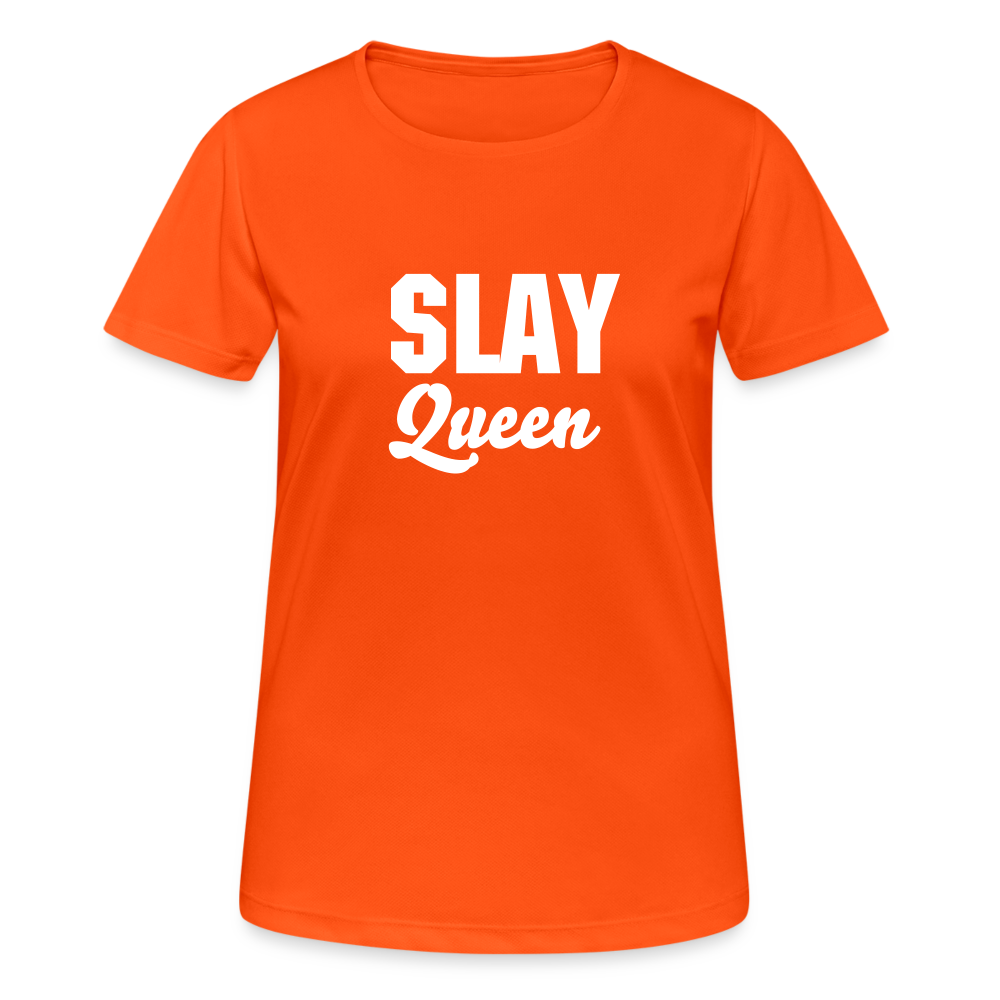 Slay Queen Shirt - neon orange