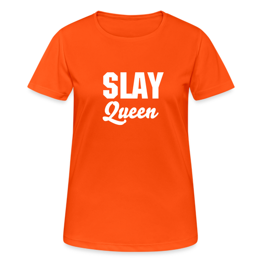 Slay Queen Shirt - neon orange