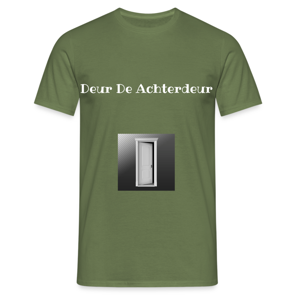 Deur De Achterdeur Carnaval T-Shirt - military green