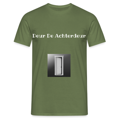 Deur De Achterdeur Carnaval T-Shirt - military green