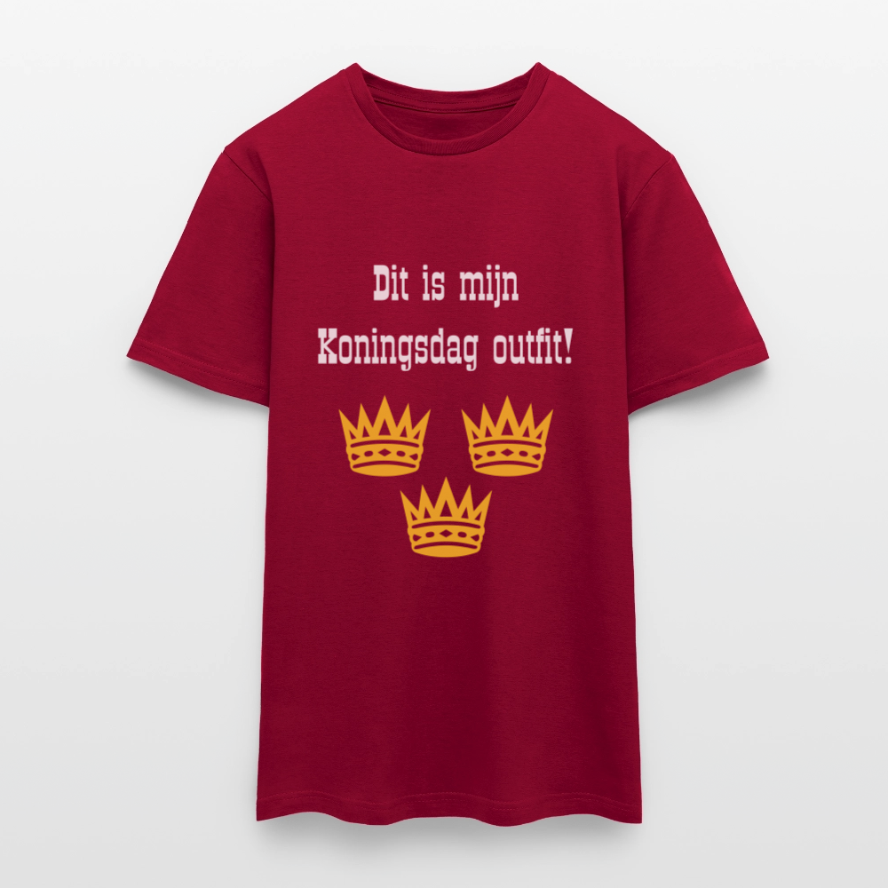 Dit Is Mijn Koningsdag Outfit! T-Shirt - brick red