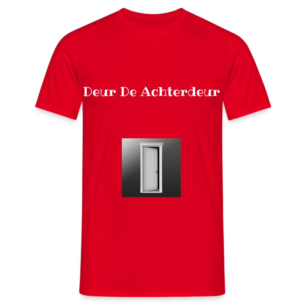 Deur De Achterdeur Carnaval T-Shirt - red