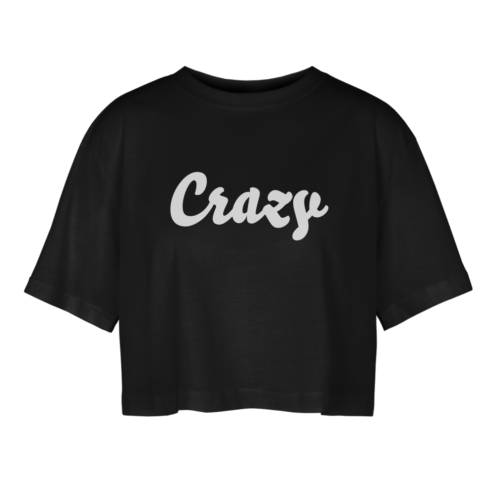 Crazy Croptop - black