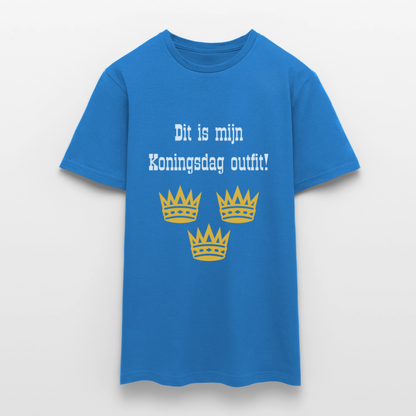 Dit Is Mijn Koningsdag Outfit! T-Shirt - royal blue